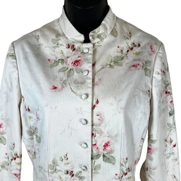 Lauren Ralph Lauren Westbury Antique Roses Blazer